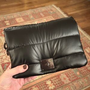 Think Royln Black Quilted Purse